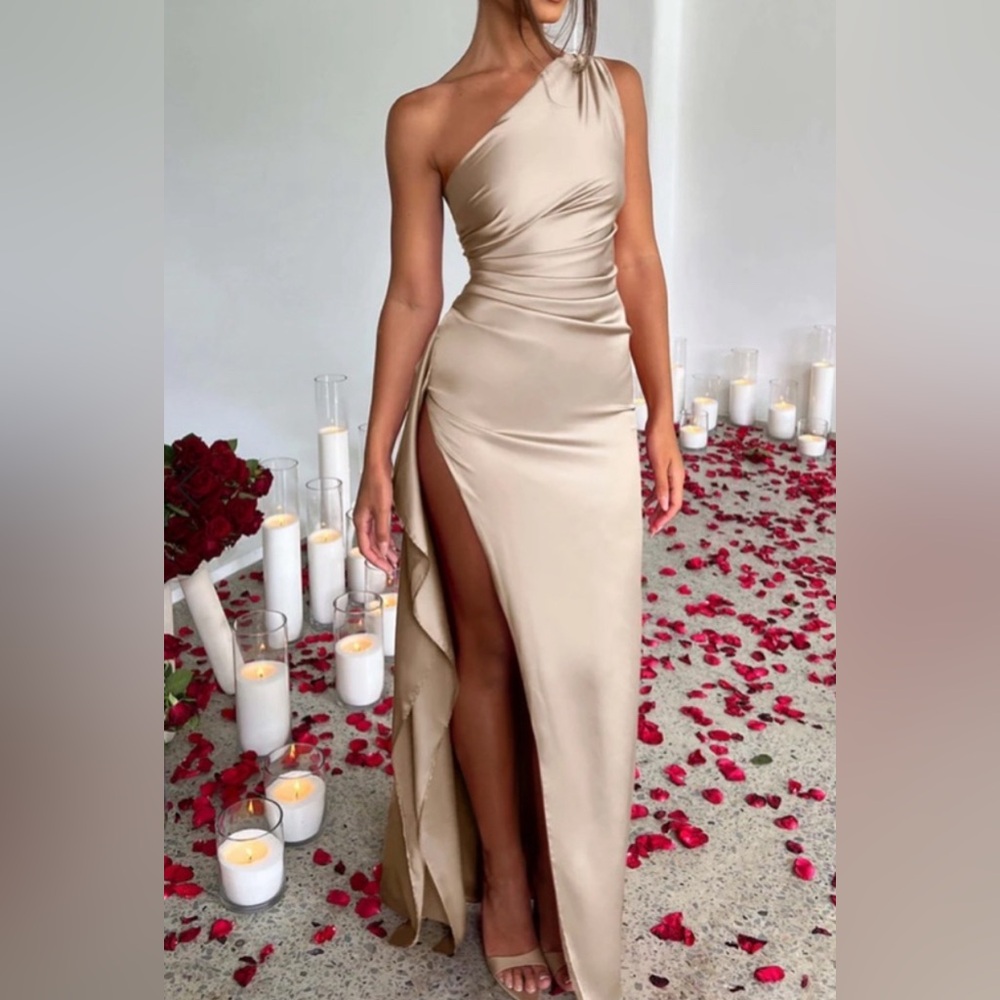 Babyboo Ariel Maxi Dress - Champagne